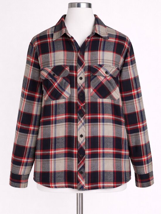 Dickies Other - Dickies Plaid Quilted Shirt Jacket